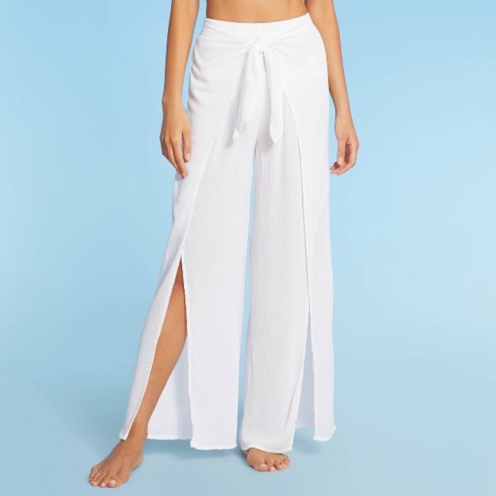 Women's Tie-Front Cover Up Pants - Kona Sol